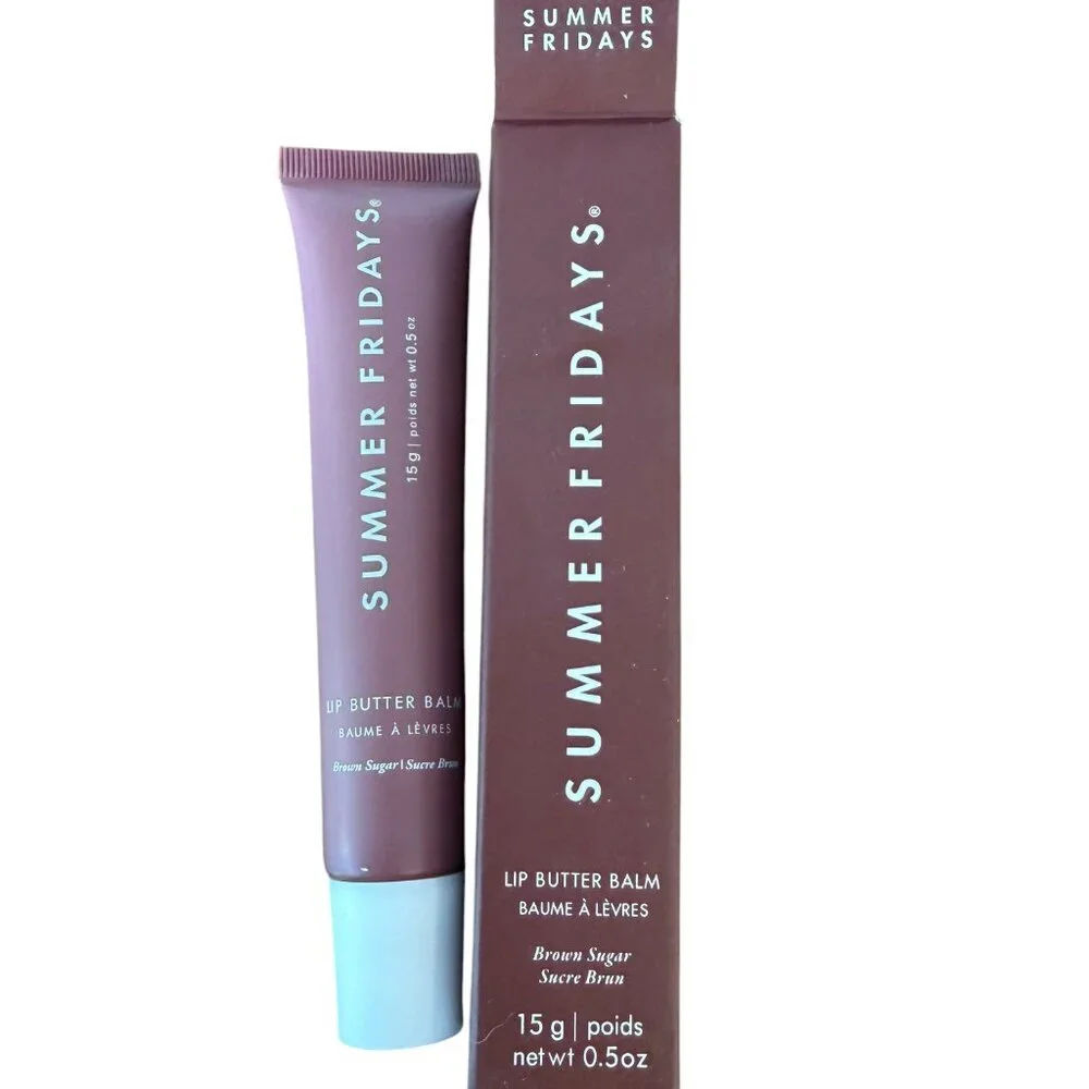 Summer Fridays Lip Butter Balm Brown Sugar - New in Box - MSRP $24